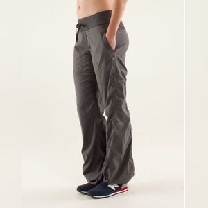 EUC Lululemon Studio Pant (unlined) in Soot grey.